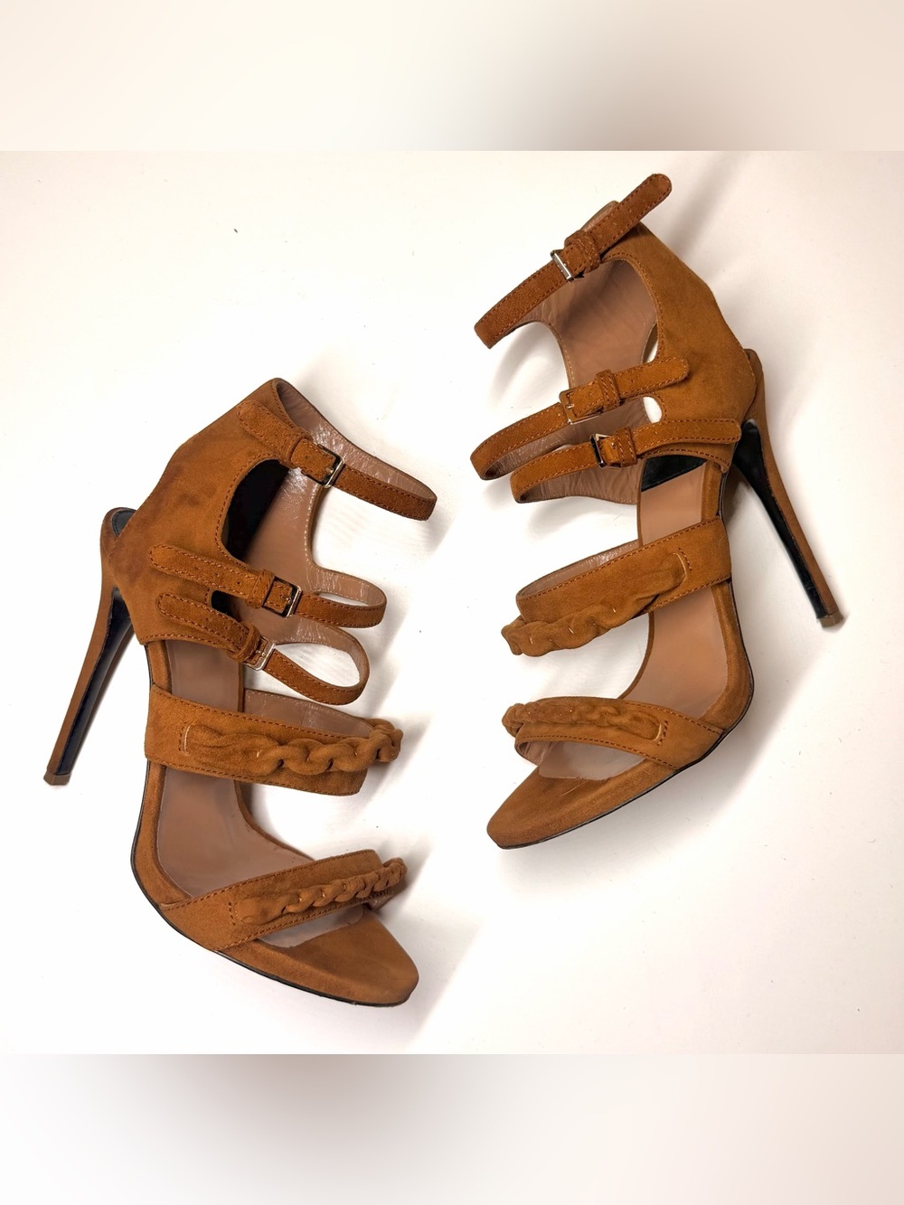 Laurence Dacade Women’s  Braided Strappy High Heel Shoes Size - 39